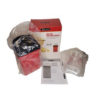 Bella - 12-Cup Hot Air Popcorn Maker - Red